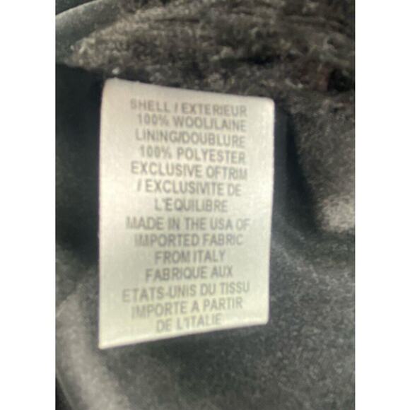 Milly NY Pink Black Wool Houndstooth Gingham Trim Pencil Skirt Sz 6 - Picture 4 of 6